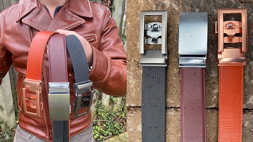 A Belt Snob Reviews Anson | Invincibelt, Cordovan, and Saddle Tan Comparison | Stridewise