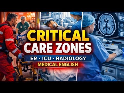 Medical English: ER, ICU & Radiology Explained - Critical Care Zones