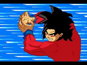 Goku SSJ4 in DBZ Supersonic Warriors !! (Beta)