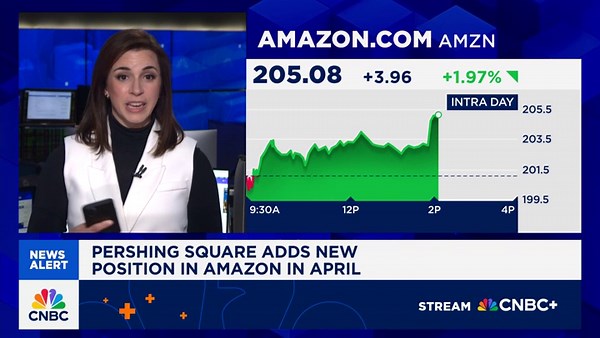 Pershing Square adds new position in Amazon
