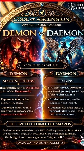 Demon vs Daemon: The Truth Behind the Words | Code Of Ascension