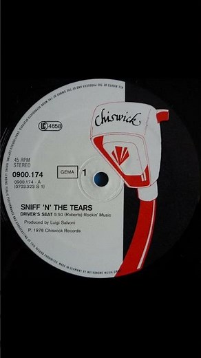 Driver's Seat - Sniff 'n' The Tears - 1997 12" Single Version