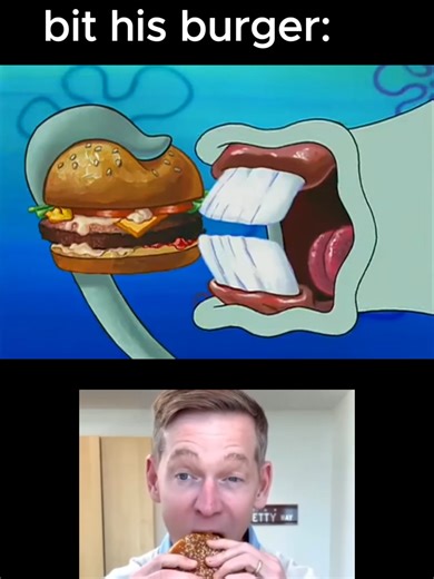 How the McDonalds CEO bit his burger #spongebob #mcdonalds #meme #memes #fypp #fypシ゚viral🖤tiktok #bite