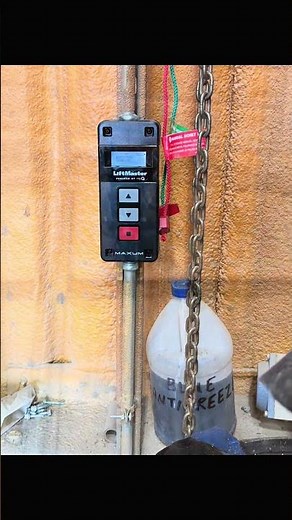 Liftmaster Commercial Garage Door Opener Install 🔥 #liftmaster #diy #lifeisbutadream