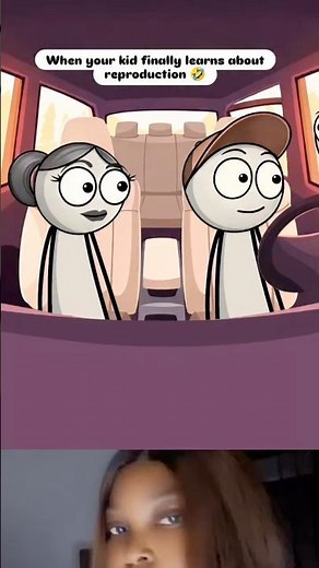 When your kids finally learns about reproduction 🤣 #funny #couple #family #usa #animation