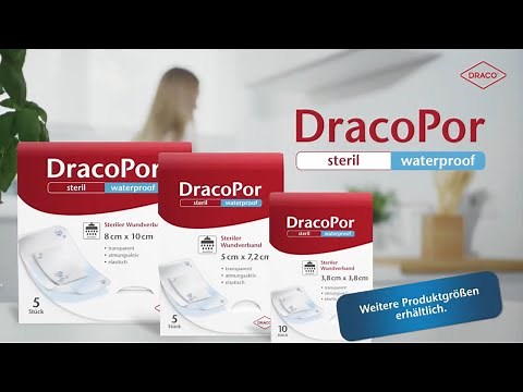 DracoPor waterproof | Wasserabweisendes Pflaster für akute und postoperative Wunden