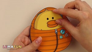 DIY Paper Duck Toy Template - Easy Craft for Kids, Printable Toy Making Kit for Rainy Day Fun & Creative Play, Preschool Crafts, Homeschool - Etsy