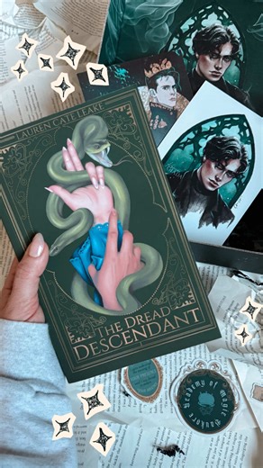 A dark romantasy with… 👀 an anakin-gone-dark-side vibes mmc ❤️‍🔥 forbidden romance 🪄 magic prophecies 🐦‍⬛ dark academia vibes 🔥 spice Love triangle? Why choose? Idk but I see TWO drool worth MMCs up in here 🤭 YES PLEASE IMMEDIATELY SIGN ME UUUUUUP Thank you so much for my introduction to The Dread World, Lauren Cate Leake!! I cannot wait to read The Dread Descendant😍 📚 BLURB 📖 At Vaukore, the most prestigious Magical university in all seven realms, Maeve Sinclair is content to study Pra