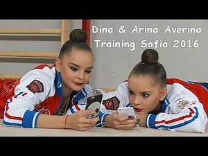 Dina & Arina Averina (RUS) Training World Cup Sofia 2016