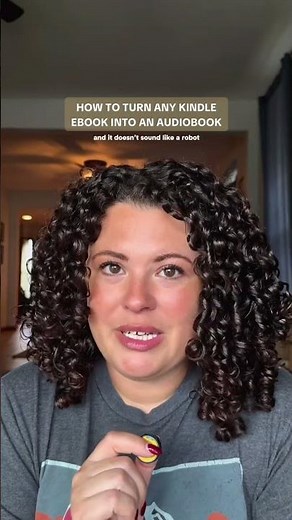 How to turn any kindle ebook into an audiobook and it doesn't sound like a robot #audible #kindle