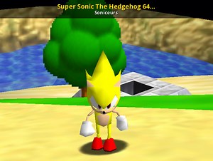 Super Sonic The Hedgehog 64 NIGHT Mod for Super Mario 64 | SM64 Mods