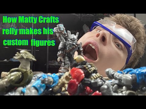 How Matty Crafts really make his custom halo mega Construx figures