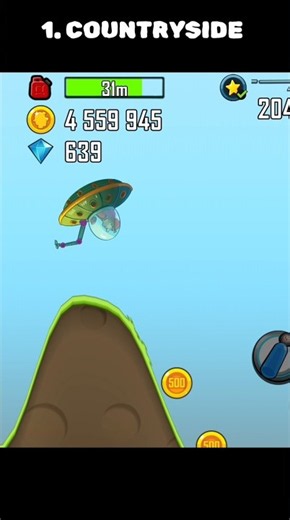 UFO - TOP 5 LONGEST DISTANCE Records in HILL CLIMB RACING