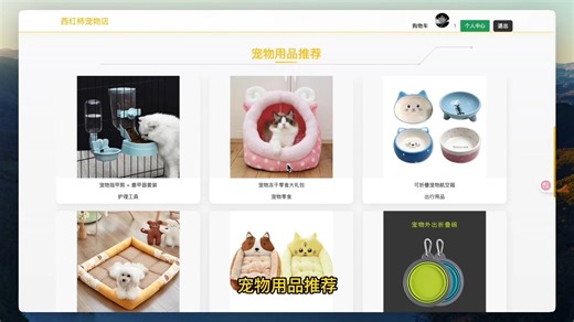 宠物店管理系统-基于java springboot vue