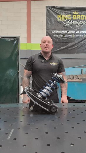 King Brand Designs: Custom Mustang Coilover Suspension Kit🔥 We discuss a new front coil-over conversion kit designed for XK to XP and early Mustangs, featuring over 80 millimeters of adjustment, a bolt-on design, and versatile height settings from 50 to 150 millimeters. ! Send us an email if you are wanting this for your build ! 🤘🏻 #kingbrowndesigns #customfabrication #customfab #classiccars #classiccarsculture #classiccarsdaily #carfabrication #automotivefabrication #classiccarfans #carbuild