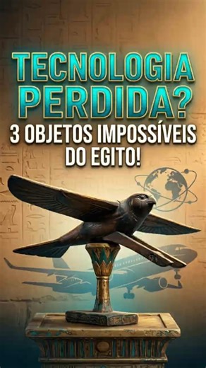 EGITO IMPOSSÍVEL? 3 OBJETOS REAIS! 😲#shorts #egito #curiosidades