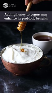 Adding honey to yogurt increases its probiotic benefits, finds a new study! RESEARCH PAPER: Annemarie R Mysonhimer et al "Honey Added to Yogurt with Bifidobacterium animalis subsp. lactis DN-173 010/CNCM I-2494 Supports Probiotic Enrichment but Does Not Reduce Intestinal Transit Time in Healthy Adults: A Randomized, Controlled, Crossover Trial", The Journal of Nutrition (2025) | Science Sphere