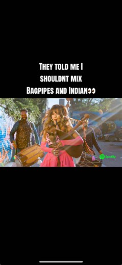 Bagpipes and Indian music? Bhangra? Am i okay? Should I keep doing more? 🤭 #scotland #scottish #fusion #crossover #fypp