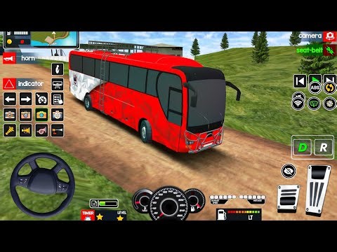 Real Bus Games 2026 - Public Transport Bus Realistic Offroad Driving Video Game - Android GamePlay