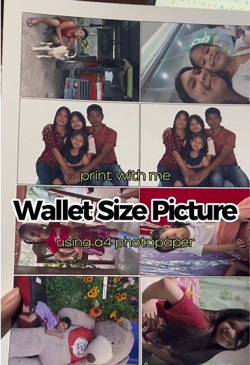 Print Wallet Size Photos on A4 Photo Paper