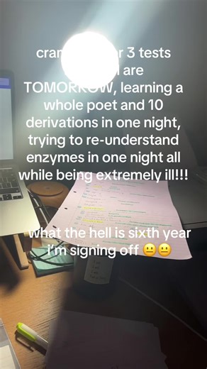 Struggling with Study Stress and Cramming for Tests