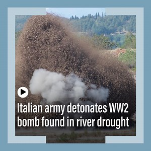 7.4K views · 118 reactions | Italian army detonates bomb found from Second World War. news.ae/3bB2Jit | The National | Facebook