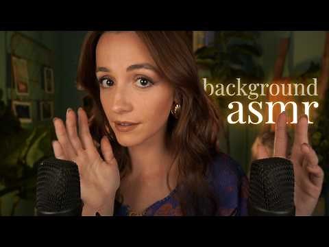 ASMR | Inaudible Whispers for Sleep or Background Sounds ☁️ (up-close mics, tapping, mouth sounds)