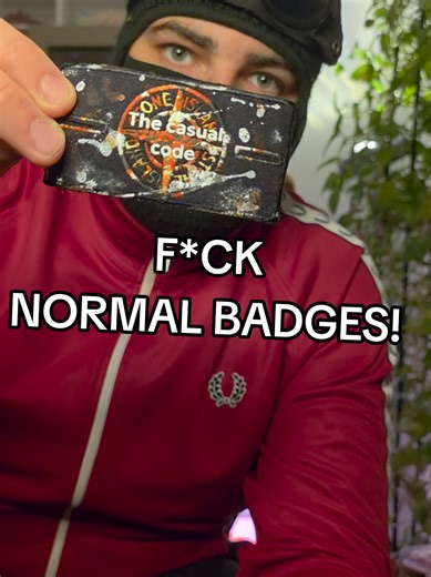 ꜰ*ᴄᴋ ɴᴏʀᴍᴀʟ ʙᴀᴅɢᴇꜱ 🧭 Everyone has the same Stone Island badges. Nothing wrong with them — just boring. These ones hit different. And the last one? Custom made. Casual Code only. That’s the level. 🔥 #stoneisland #stoneislandcasuals #casualculture #custombadge #keepitcasual