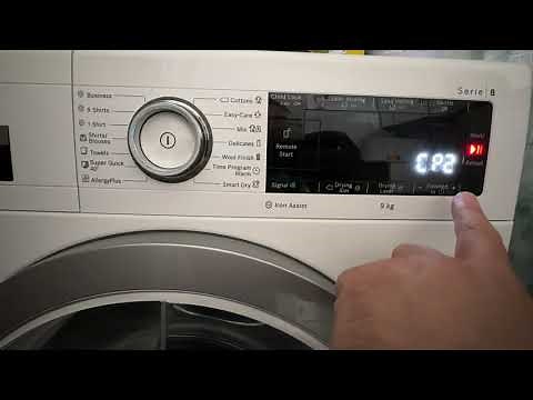 Bosch Siemens series 8 - CrE error - How to go to CP1 or CP2