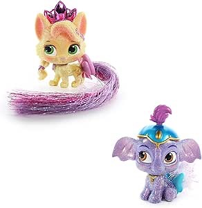 Disney Princess Palace Pets - Glitzy Glitter Friends - Taj & Summer Bundle