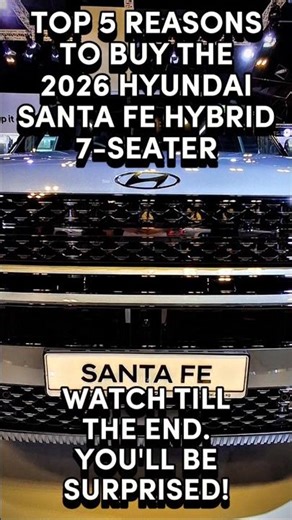TOP 5 REASONS TO BUY THE 2026 HYUNDAI SANTA FE HYBRID 7 SEATER // IS THIS THE BEST MID-SIZED SUV?
