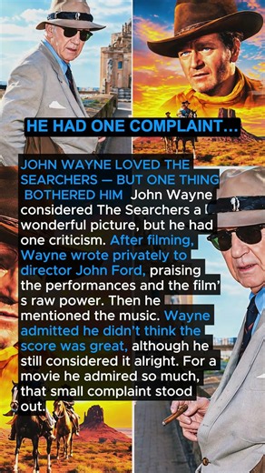 JOHN WAYNE LOVED THE SEARCHERS — THEN HE TOLD JOHN FORD WHAT WAS WRONG 🎬 #shorts