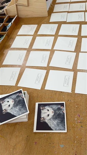 POV: You're Signing a Mountain of Art Prints