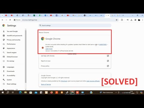 How to Solve Chrome update failed error code: 3 (0x80070002)