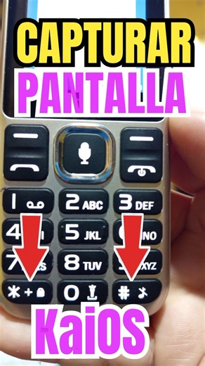 Cómo capturar pantalla screenshot fácil en kaios