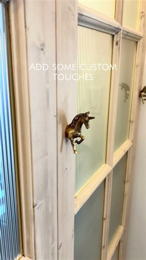 How to Diy custom bifold french barn doors