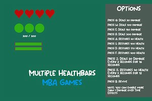 Multiple Animated Healthbar | GUI Tools | Unity Asset Store