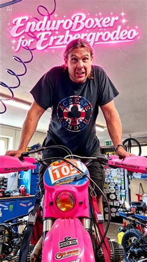 👌 50 Jahre alt. Pink. Chancenlos. Perfekt fürs Erzbergrodeo ‼️💪👌🤘😂