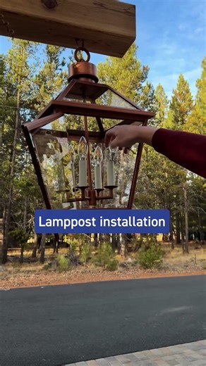 DIY Lamppost Installation