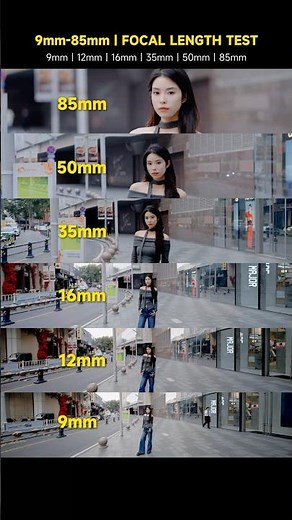 🎥 From 85mm to 9mm — How Focal Length Shapes Your Story？