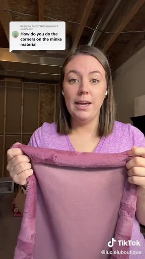 DIY Self Binding Minky Blanket Tutorial