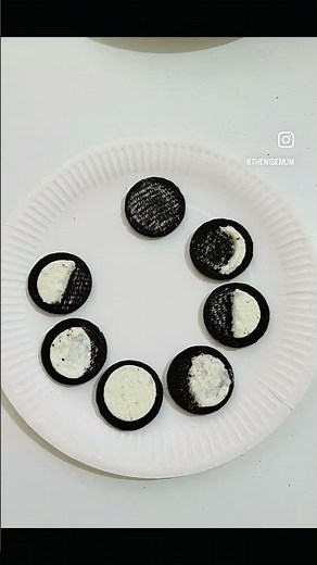 How to teach Moon phases to kids| Oreo cookie Moon phase | moon phase activity