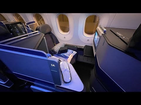 UNITED B787-10 POLARIS BUSINESS CLASS IAD - BRU