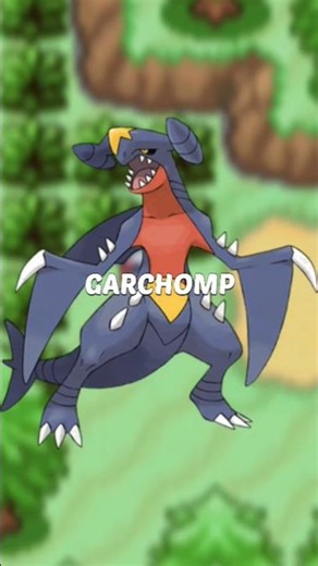 Garchomp: The Land Shark Dragon ⚡🐉 #pokemon #shorts #facts