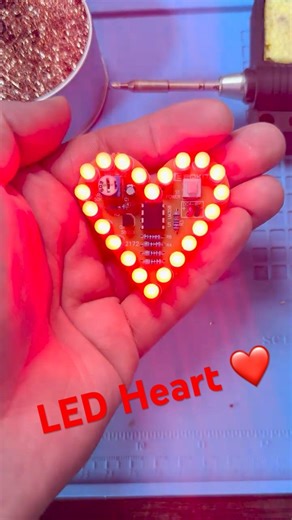 LED Heart #diy #soldering #led