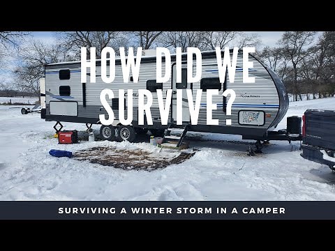 SURVIVING a winter storm in an RV
