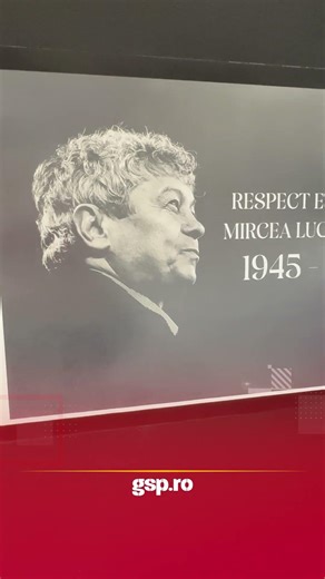 Rapid i-a adus un omagiu lui Mircea Lucescu. Scaunul pe care stătea legendarul antrenor, lăsat liber