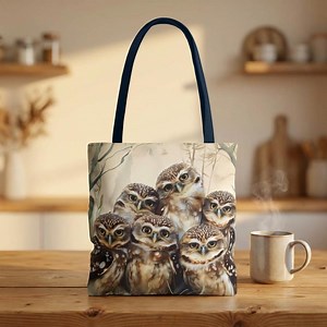 Cute Owl Tote Bag for Owl Lover Tote Bag Gift Summer Bag Owl Original Art Gift for Best Friend Female Shoulder Bag Large Capacity Owl Bag - Etsy