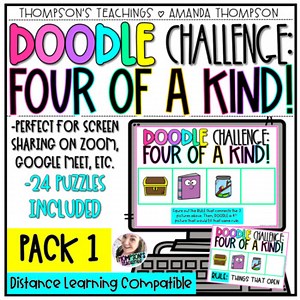 Morning Meeting Activities - Digital Games - Four of a Kind - Fun Friday Games