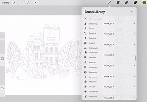 147 Procreate Sketch Neighborhood Stamp Brushes, Speed Painting, Building, Tree, Hill, Plant, House, Bush, Procreate Brushes, Stamps, iPad - Etsy